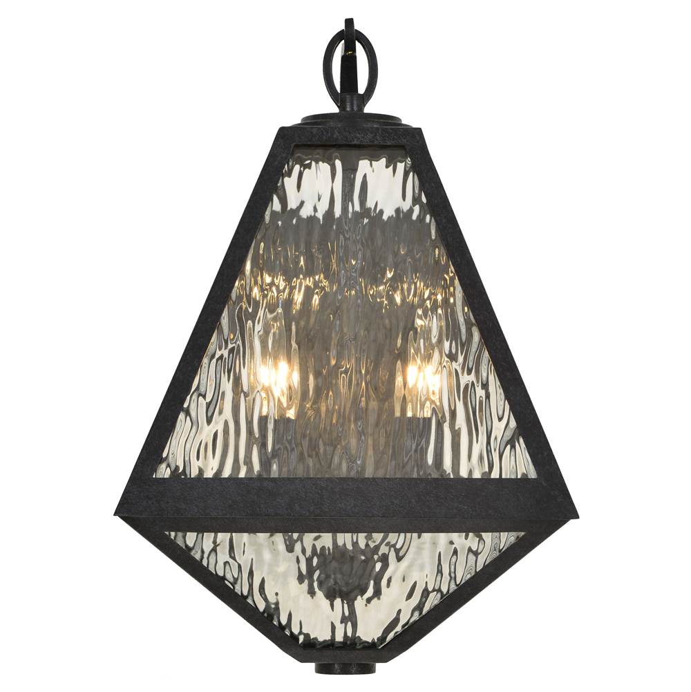 Crystorama Glacier Brian Patrick Flynn For Crystorama Glacier 2 Light Black Charcoal Outdoor Wall Mount