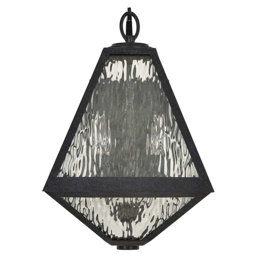 Crystorama GLA-9722-WT-BC Black Charcoal Brian Patrick Flynn For Crystorama Glacier 2 Light Black Charcoal Outdoor Wall Mount Image 3