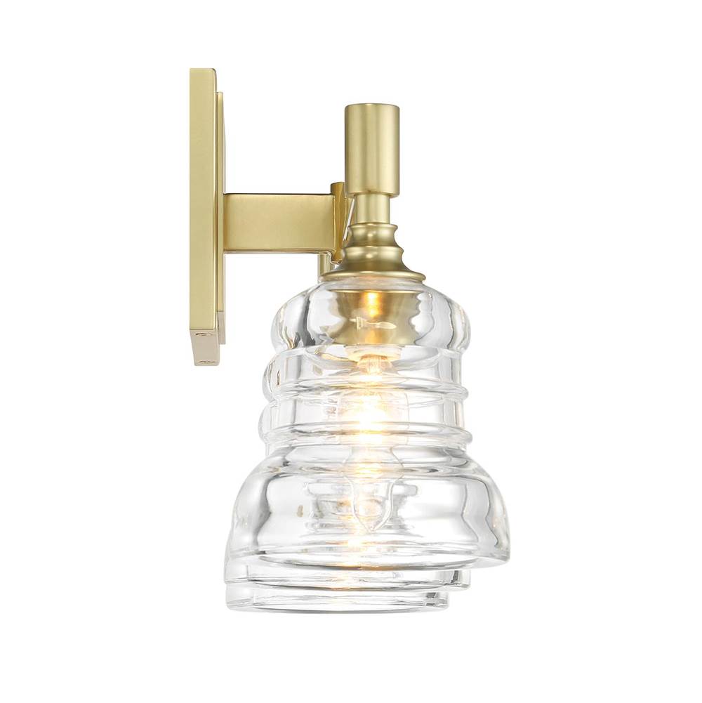 Crystorama GRG-1043-AG Aged Brass Gregory 3 Light Aged Brass Bathroom Vanity Image 4
