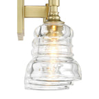Crystorama GRG-1043-AG Aged Brass Gregory 3 Light Aged Brass Bathroom Vanity Image 3