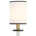Crystorama HAT-478-BF-VG Black Forged,Vibrant Gold Hatfield 8 Light Black Forged Plus Vibrant Gold Chandelier Image 3