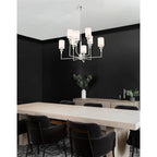 Crystorama HAT-478-PN Polished Nickel Hatfield 8 Light Polished Nickel Chandelier Image 2