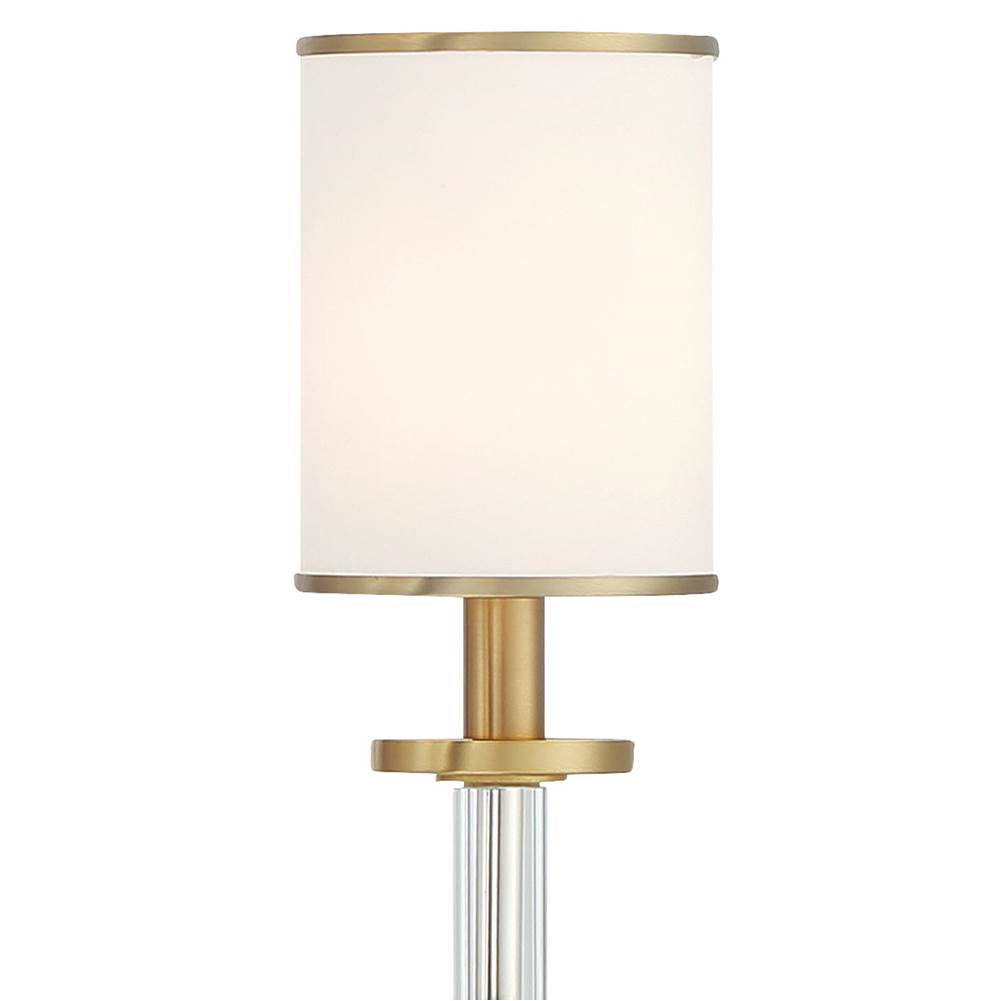 Crystorama HAT-478-VG Vibrant Gold Hatfield 8 Light Vibrant Gold Chandelier Image 3