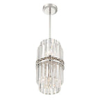 Crystorama HAY-1401-PN Polished Nickel Hayes 4 Light Polished Nickel Pendant Image 6