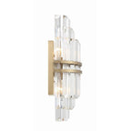 Crystorama HAY-1402-AG Aged Brass Hayes 2 Light Aged Brass Wall Mount Image 2