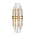 Crystorama HAY-1411-AG Aged Brass Hayes 7.5'' Aged Brass Sconce Image 1