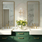 Crystorama HAY-1411-AG Aged Brass Hayes 7.5'' Aged Brass Sconce Image 3