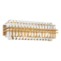Crystorama HAY-1413-AG Aged Brass Hayes 4 Light Aged Brass Bathroom Vanity Image 1