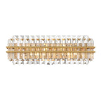 Crystorama HAY-1413-AG Aged Brass Hayes 4 Light Aged Brass Bathroom Vanity Image 7