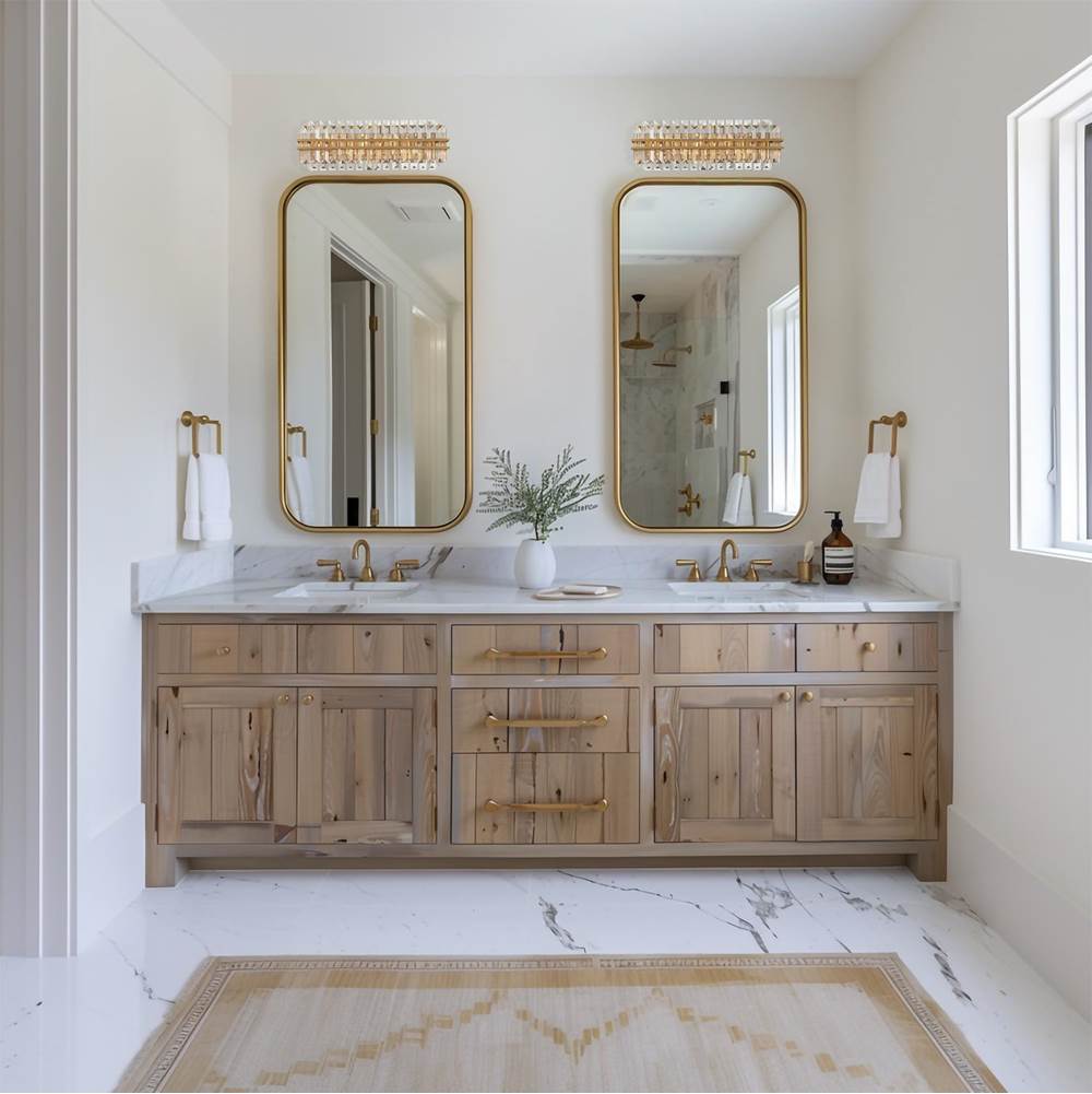 Crystorama HAY-1413-AG Aged Brass Hayes 4 Light Aged Brass Bathroom Vanity Image 4