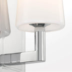 Crystorama HGN-3901-CH Polished Chrome Hogan 4.5'' Polished Chrome Sconce Image 4