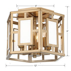 Crystorama Hillcrest Libby Langdon For Crystorama Hillcrest 6 Light Vibrant Gold Ceiling Mount