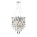 Crystorama HUD-A2219-CH Polished Chrome Hudson 9 Light Polished Chrome Chandelier Image 1