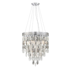 Crystorama HUD-A2219-CH Polished Chrome Hudson 9 Light Polished Chrome Chandelier Image 1