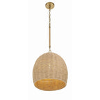 Crystorama JAC-10500-SG Soft Gold Jace 1 Light Soft Gold Pendant Image 6