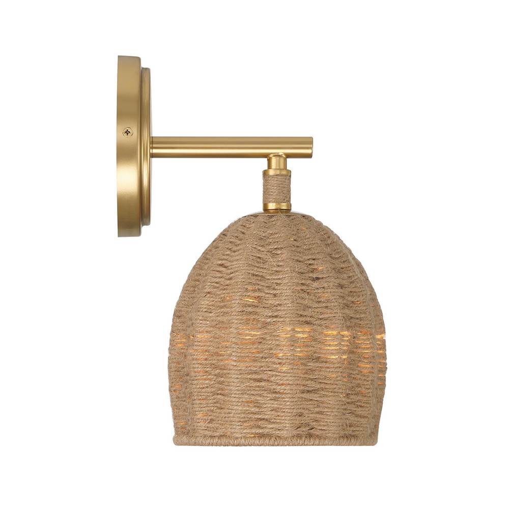 Crystorama JAC-10501-SG Soft Gold Jace 1 Light Soft Gold Sconce Image 6