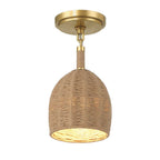 Crystorama JAC-10502-SG_CEILING Soft Gold Jace 1 Light Soft Gold Semi Flush Image 1