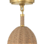 Crystorama JAC-10502-SG_CEILING Soft Gold Jace 1 Light Soft Gold Semi Flush Image 5