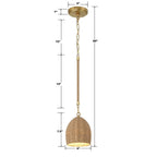 Crystorama JAC-10502-SG Soft Gold Jace 1 Light Soft Gold Mini Pendant Image 3