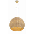Crystorama JAC-10503-SG Soft Gold Jace 3 Light Soft Gold Pendant Image 7