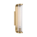 Crystorama JAR-2301-AG Aged Brass Jarvis 1 Light Led Aged Brass Sconce Image 1