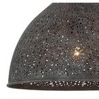 Crystorama JAS-A5010-FB_CEILING Forged Bronze Jasmine 14'' Forged Bronze Semi Flush Mount Image 6
