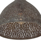 Crystorama JAS-A5010-FB_CEILING Forged Bronze Jasmine 14'' Forged Bronze Semi Flush Mount Image 5