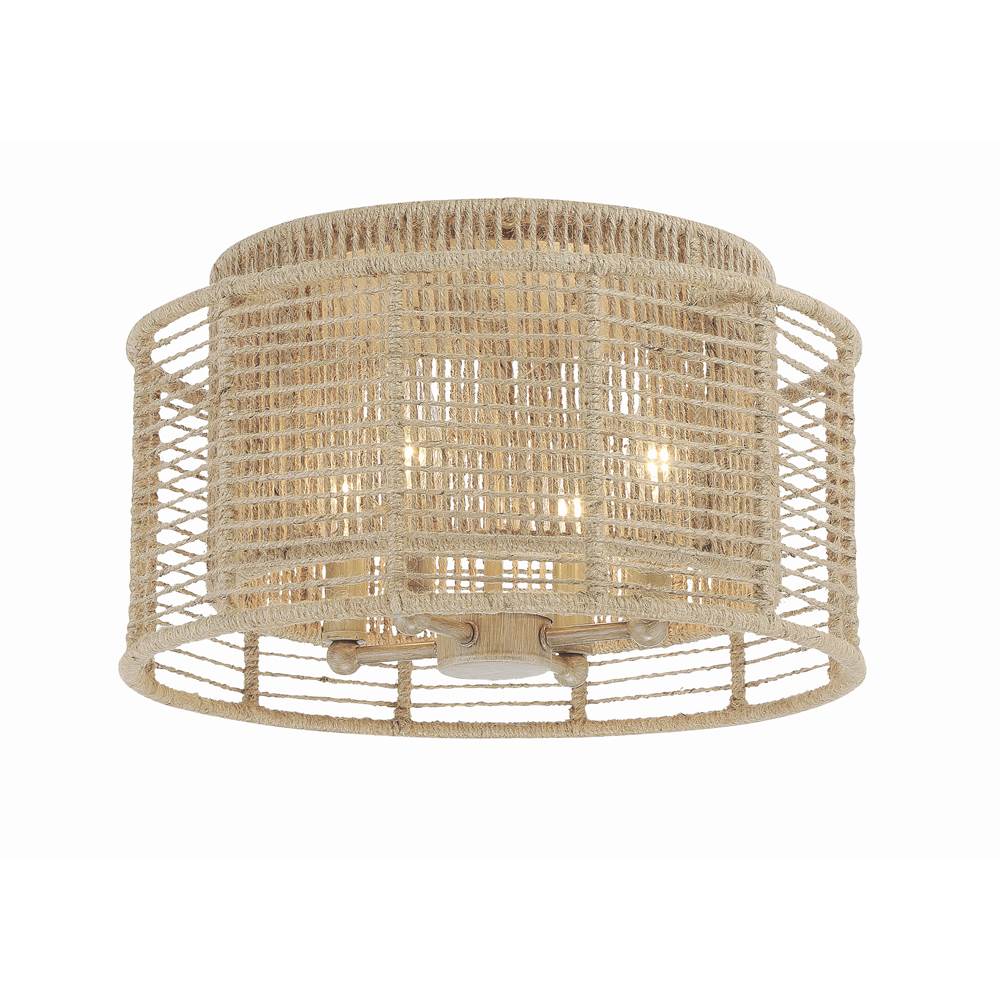 Crystorama JAY-A5000-BS Burnished Silver Jayna 4 Light Burnished Silver Ceiling Mount Image 1