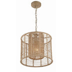 Crystorama Jayna 1 Light Burnished Silver Pendant