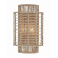 Crystorama JAY-A5002-BS Burnished Silver Jayna 2 Light Burnished Silver Wall Mount Image 1