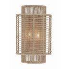 Crystorama JAY-A5002-BS Burnished Silver Jayna 2 Light Burnished Silver Wall Mount Image 1