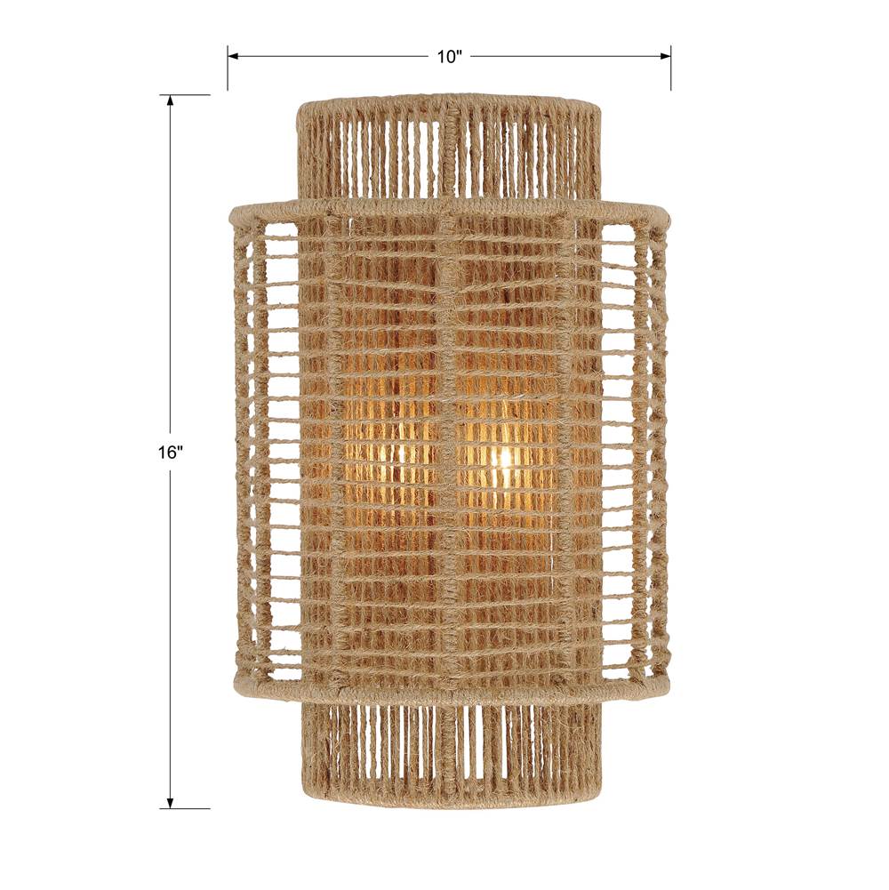 Crystorama JAY-A5002-BS Burnished Silver Jayna 2 Light Burnished Silver Wall Mount Image 2