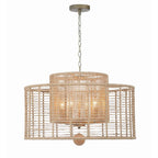 Crystorama JAY-A5004-BS Burnished Silver Jayna 4 Light Burnished Silver Chandelier Image 1