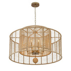 Crystorama Jayna 8 Light Burnished Silver Chandelier