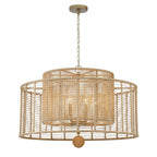 Crystorama JAY-A5006-BS Burnished Silver Jayna 8 Light Burnished Silver Chandelier Image 7