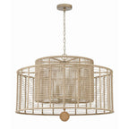 Crystorama JAY-A5006-BS Burnished Silver Jayna 8 Light Burnished Silver Chandelier Image 6