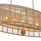 Crystorama JAY-A5007-BS Burnished Silver Jayna 5 Light Burnished Silver Linear Oval Chandelier Image 2
