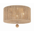 Crystorama JES-B7103-BS Burnished Silver Jessa 3 Light Burnished Silver Ceiling Mount Image 1