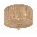 Crystorama Jessa 3 Light Burnished Silver Ceiling Mount
