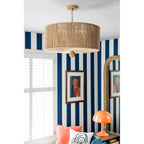 Crystorama JES-B7103-BS Burnished Silver Jessa 3 Light Burnished Silver Ceiling Mount Image 3