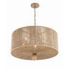 Crystorama Jessa 5 Light Burnished Silver Pendant
