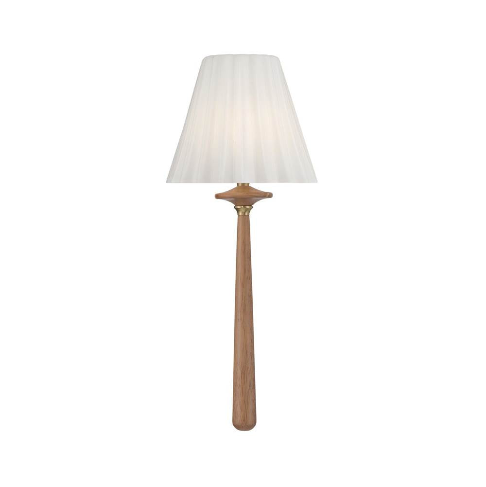 Crystorama JLS-2901-AG-WD Aged Brass,Wood Jules 7.5'' Led Aged Brass And Wood Sconce Image 1