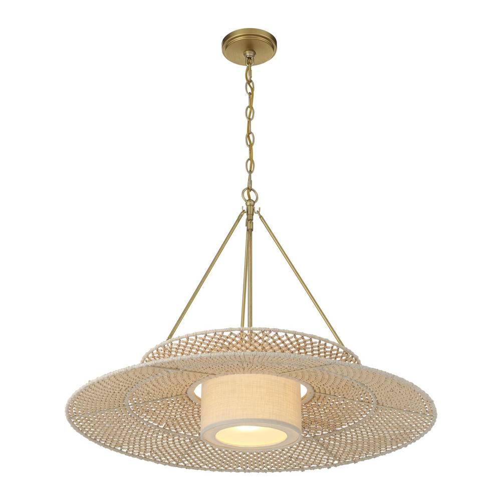 Crystorama JNP-10543-SG Soft Gold Juniper 29.5'' Soft Gold Chandelier Image 5