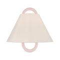 Crystorama JOJ-801-VG-BH Vibrant Gold Jojo 11.75'' Vibrant Gold And Blush Sconce Image 1