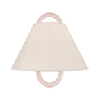 Crystorama JOJ-801-VG-BH Vibrant Gold Jojo 11.75'' Vibrant Gold And Blush Sconce Image 1