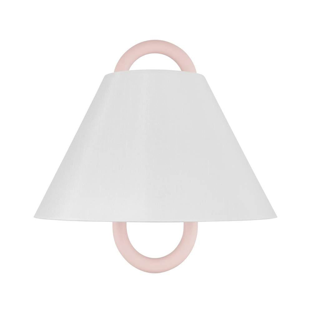 Crystorama Jojo 11.75'' Vibrant Gold And Blush Sconce