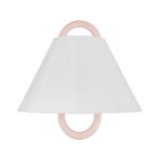 Crystorama Jojo 11.75'' Vibrant Gold And Blush Sconce