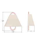 Crystorama JOJ-801-VG-BH Vibrant Gold Jojo 11.75'' Vibrant Gold And Blush Sconce Image 2