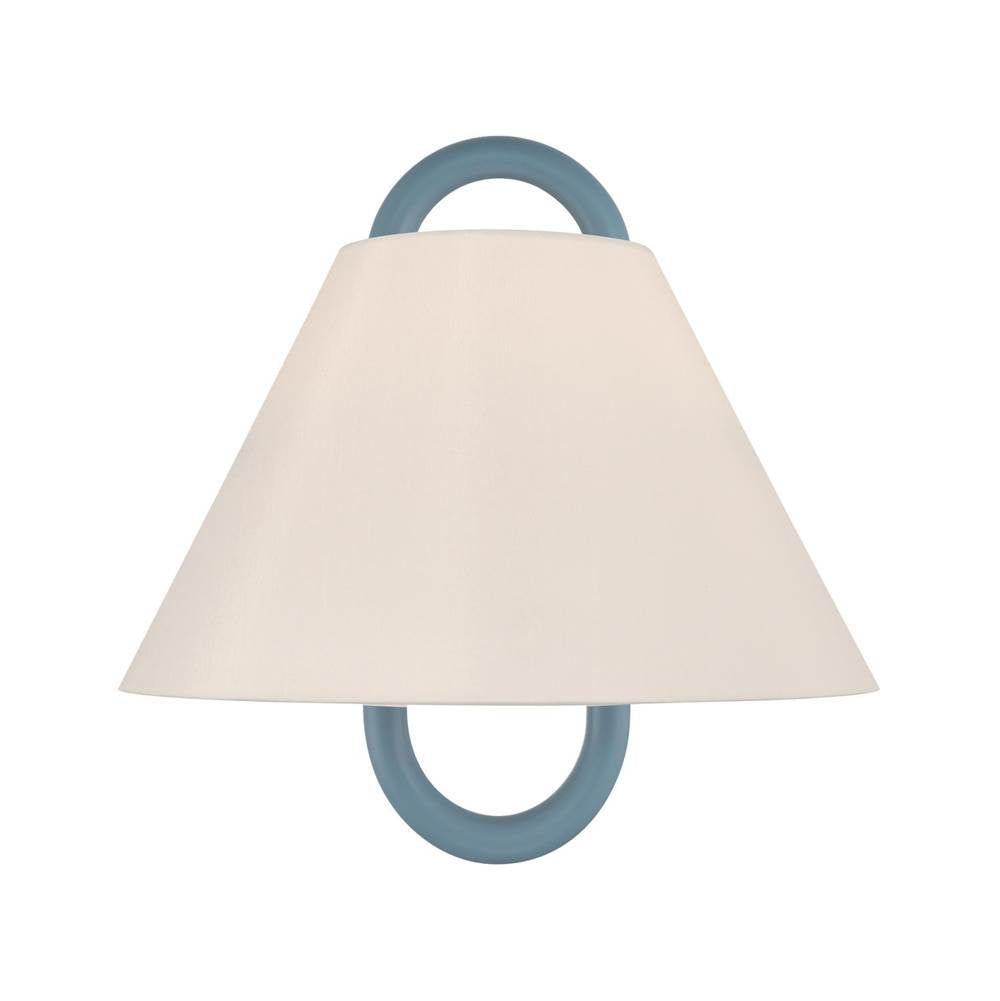 Crystorama JOJ-801-VG-BL Vibrant Gold Jojo 11.75'' Vibrant Gold And Blue Sconce Image 1