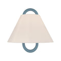 Crystorama JOJ-801-VG-BL Vibrant Gold Jojo 11.75'' Vibrant Gold And Blue Sconce Image 1